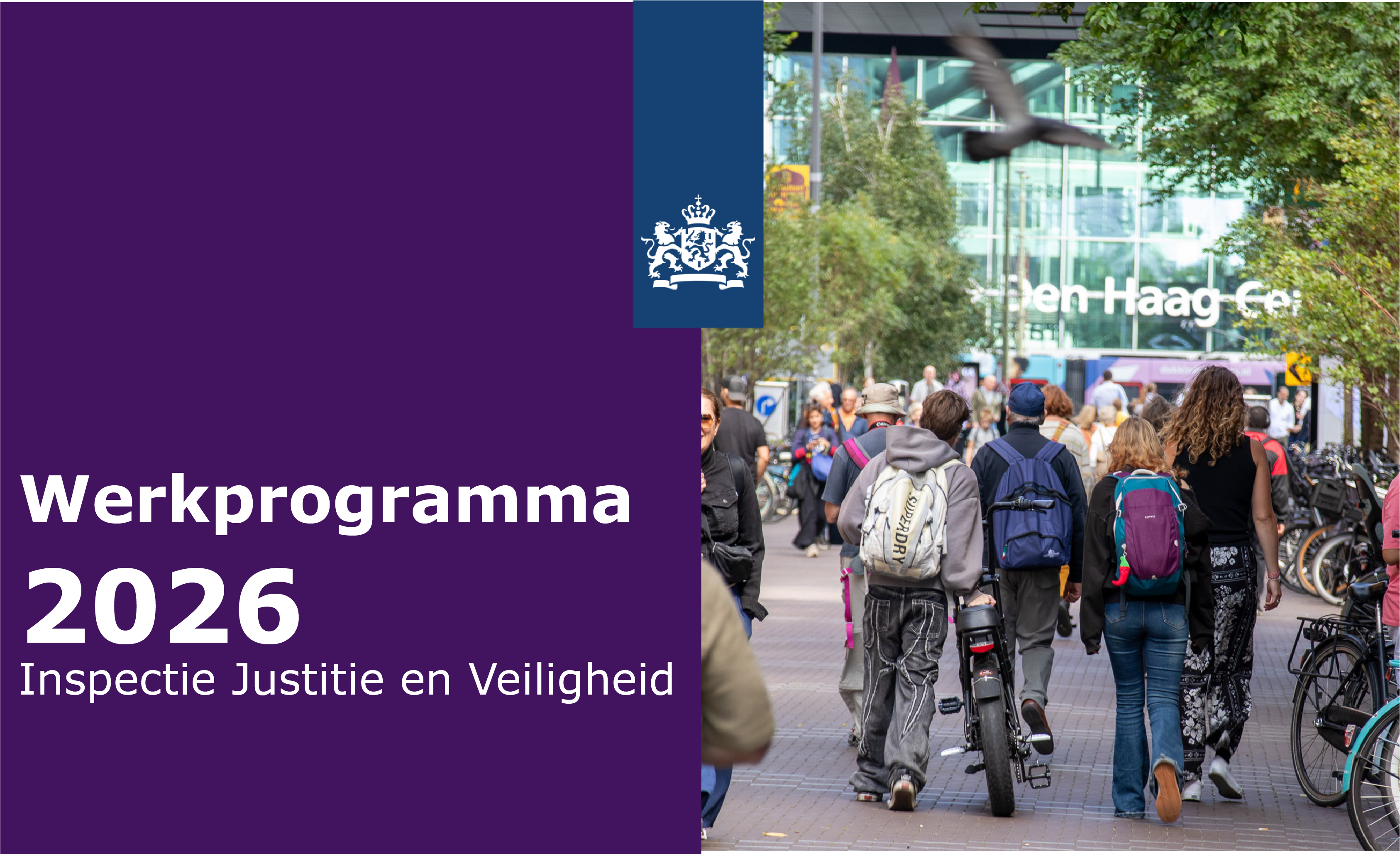 Voorpagina Werkplen 2026 van de Inspectie Justitie en Veiligheid.